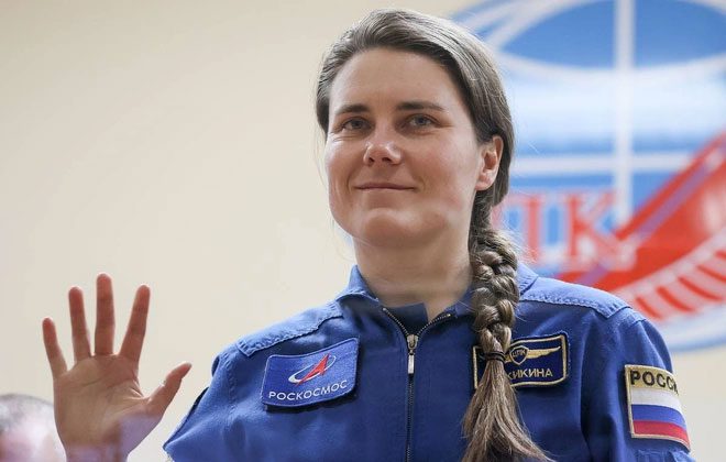 Astronaut Anna Kikina.