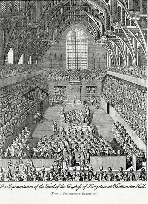 The trial lasted 5 days with a large number of spectators