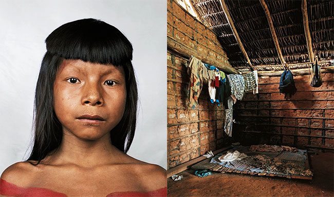 Ahkohxet, 8 years old, from Amazonia, Brazil