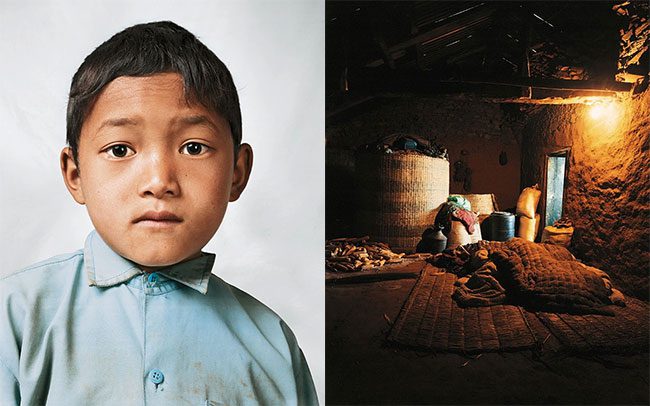 Bikram, 9 years old, from Melamchi, Nepal