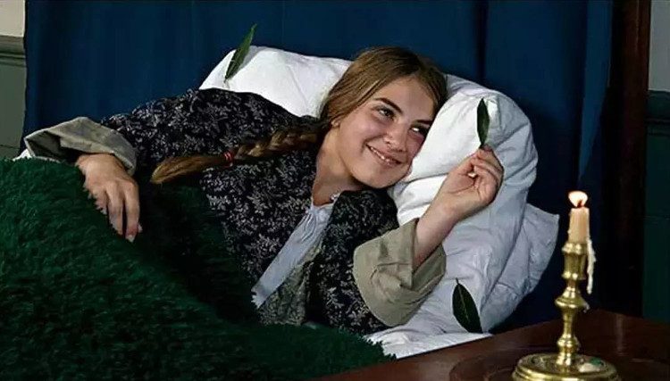 English women placing bay leaves on their beds on Valentine's night, hoping to see their future husbands in dreams.