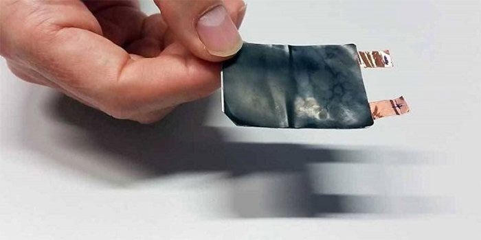 Soft fabric-like battery developed for clothing.