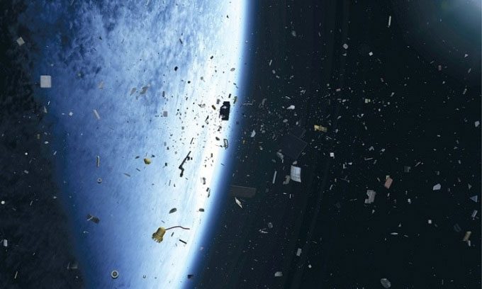 Small pieces of space debris measuring a few centimeters pose a significant threat to satellites.