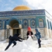 rare phenomenon snow fall seen in the middle east 118754
