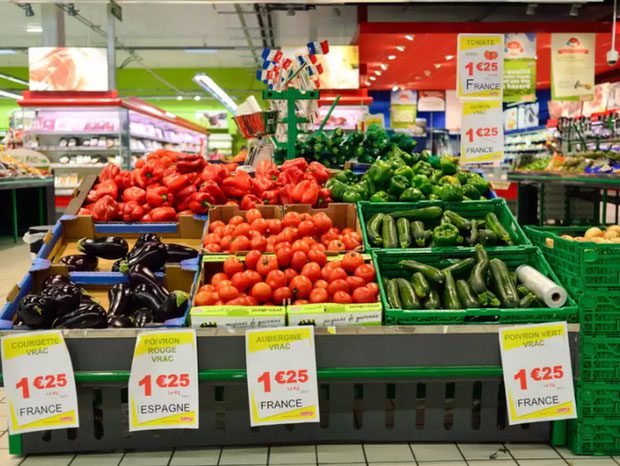 Supermarkets in France do not throw away unsold or near-expiry items.