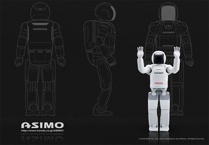  Honda described Asimo as "the most advanced humanoid robot in the world." 