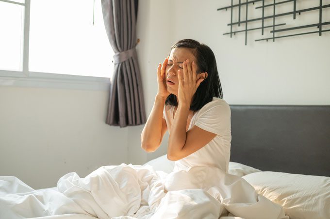 Many people experience sleep disturbances in summer
