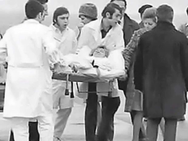 The only survivor was taken for emergency treatment after several hours of perseverance