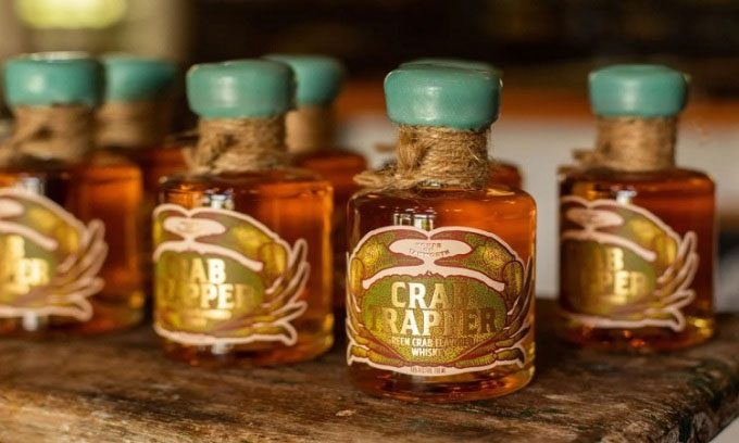 Crab Trapper Whisky.