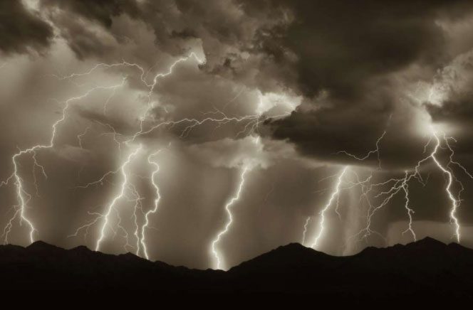 Climate change may increase the likelihood of wildfires caused by lightning
