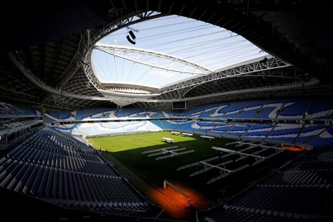Al Janoub Stadium in Qatar, one of the 8 official venues for the 2022 World Cup.