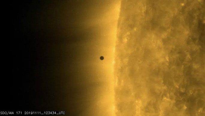 Mercury orbits the Sun