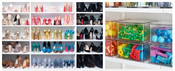 Watching neatly arranged items is an effective stress relief method.