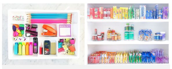 A little organization is both visually pleasing and good for the spirit