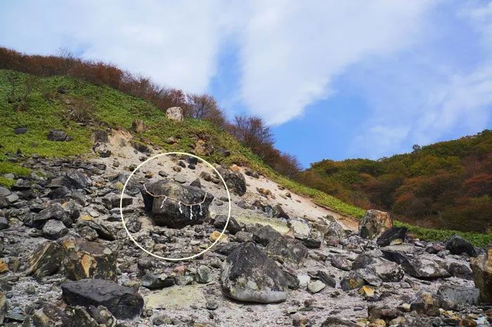 The famous Killing Stone in Tochigi Prefecture, Japan.