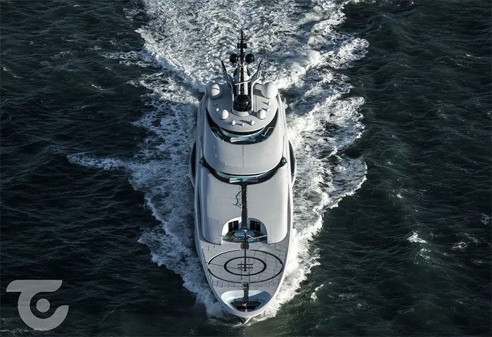 Additionally, the yacht is equipped with an impressive BBQ area