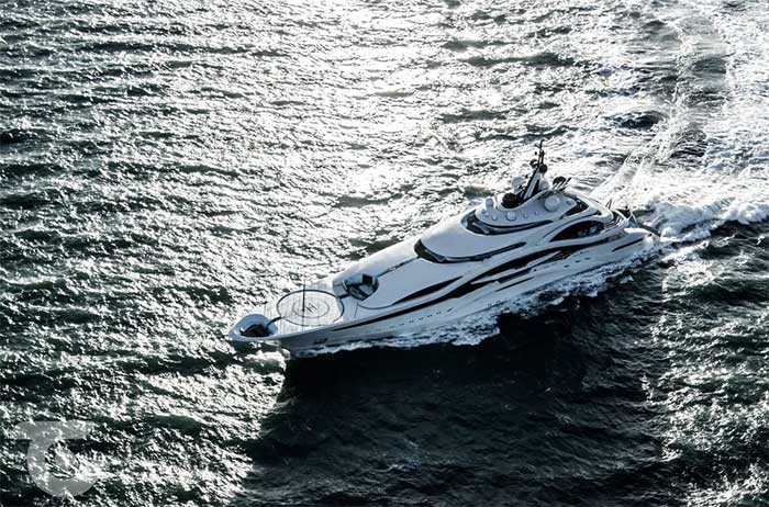 This is the 16th yacht built by Lurssen