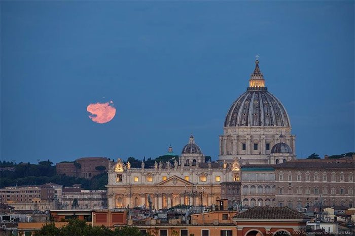 St. Peter's Basilica in Rome, Italy.