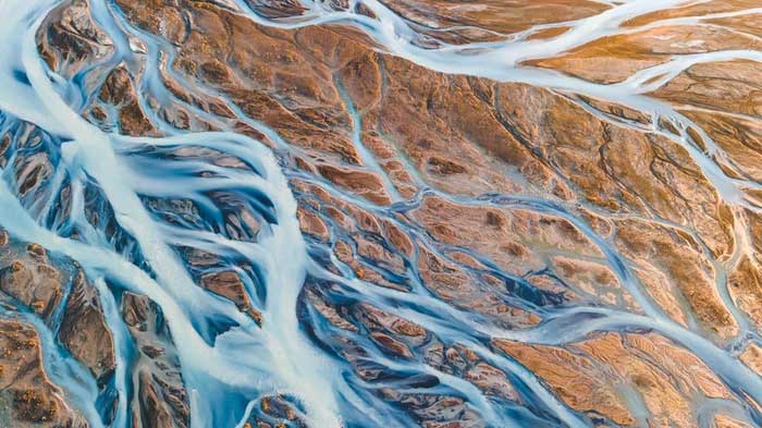 Melting glacier