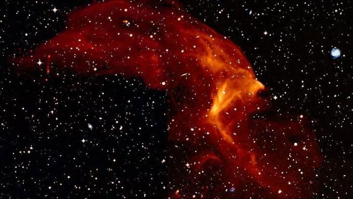 Shockwave over 60 times larger than the Milky Way.