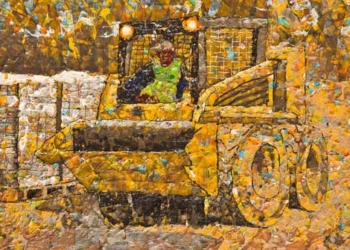 south african artist paints with plastic waste results are amazing artworks that are hard to believe 121217