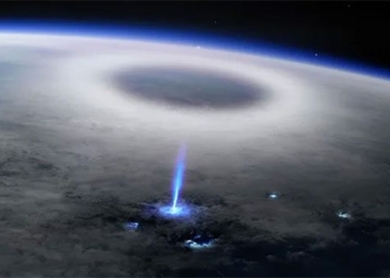 space radar finds source of strange blue ray 119188
