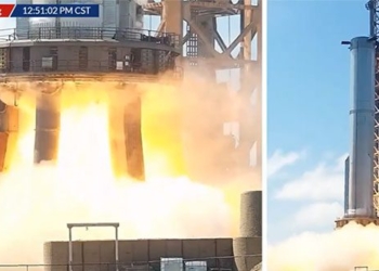 spacex unveils 14 engines of super heavy rocket 124180