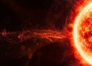 sun plate from the giant unexpectedly strikes earth from the mysterious source 123287