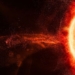 sun plate from the giant unexpectedly strikes earth from the mysterious source 123287