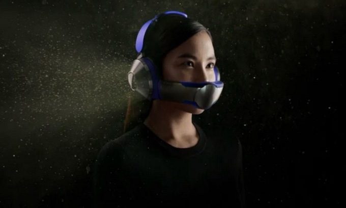 Dyson's air-filtering headphones.