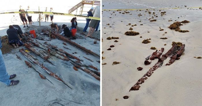 200-year-old shipwreck.