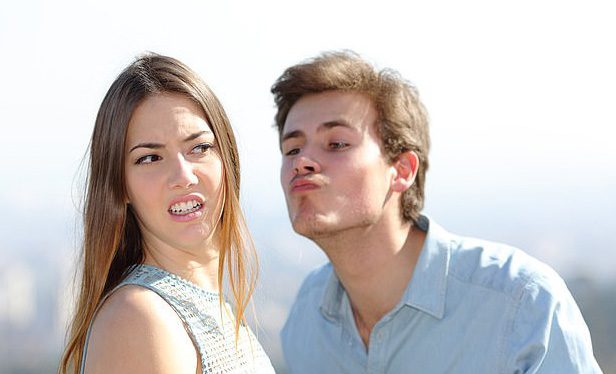 No matter how beautiful a girl is, a guy should still be polite and avoid rude gestures