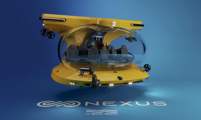 Nexus submarine with large observation window.