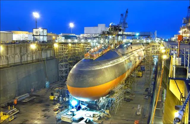 USS Ohio nuclear submarine of the US Navy.