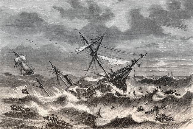 The SS Central America shipwrecked in 1857.