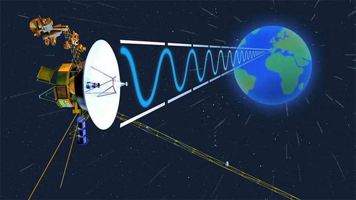Illustration of Voyager 1.