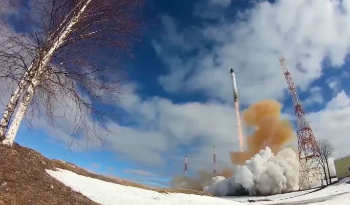 Sarmat test launch on April 20.