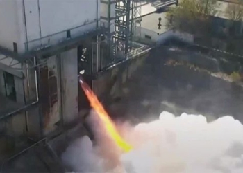 test of the most powerful liquid fuel rocket engine in china 123987