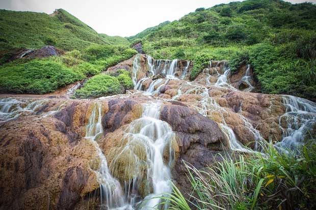 Golden Waterfall in Jiufen