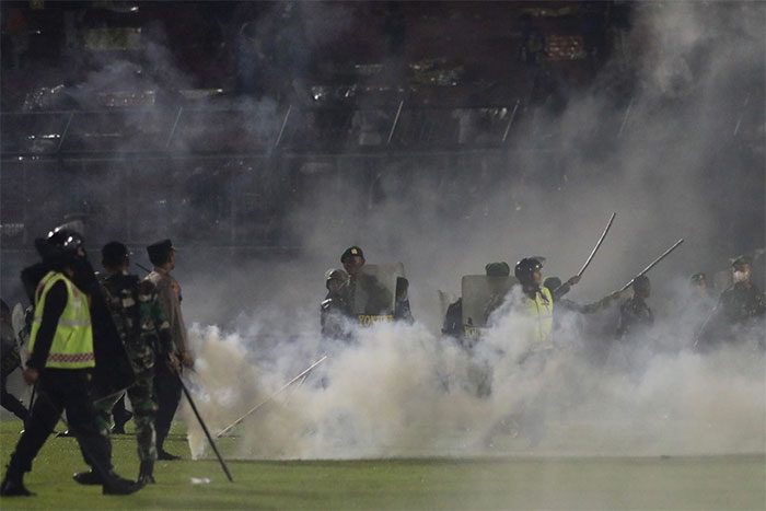 The deployment of tear gas in stadiums is extremely harmful