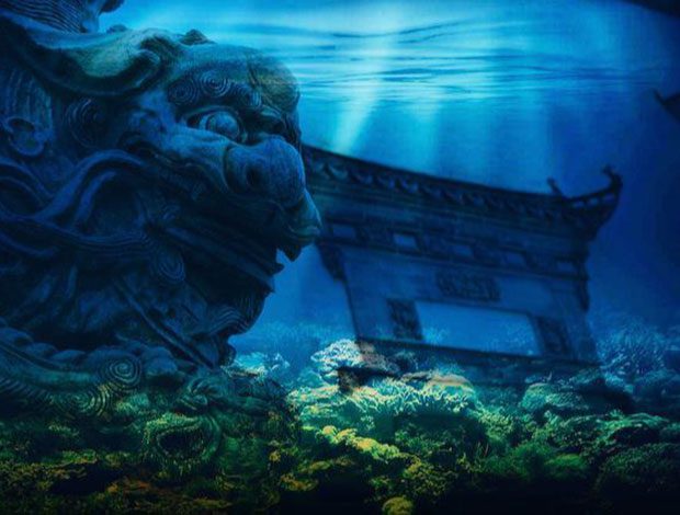 Images of the ancient city underwater revealed