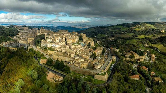The city of Urbino.