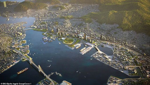 The project helps communities at risk of being wiped out due to rising sea levels.