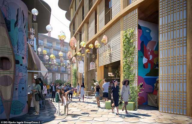 All buildings in the city will be constructed below 7 stories.