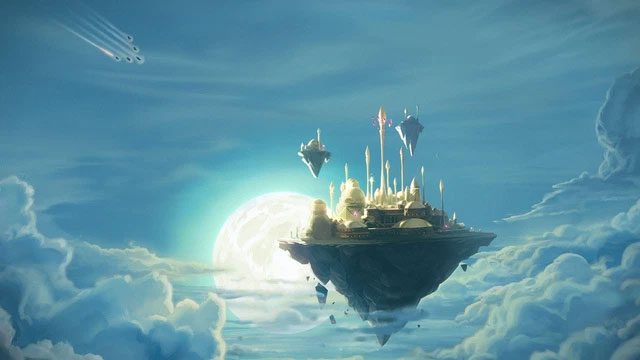 Instead of using magic, cloud cities could be built with technology.