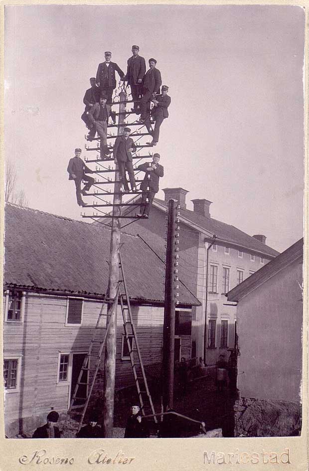 By 1886, the number of telephones in Stockholm exceeded that of any major city in the world.