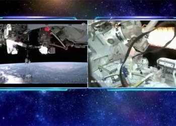 the 14th chinese manned space mission completes spacewalk