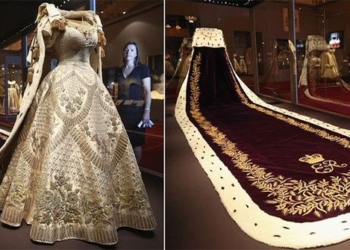 the amazing truth about the historic dress worn by the queen at the coronation 70 years ago 120650