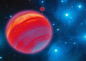 the appearance of 2 planets born from a black hole not connected through space 118952