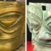 the artwork represents the 3 000 year old relationship between a parent and child causing a sensation 120066